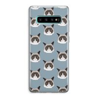 It's a Purrr Case: Samsung Galaxy S10 Plus Transparant Hoesje