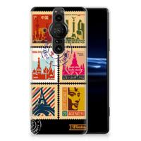 Sony Xperia Pro-I | Silliconen Back Cover | Postzegels