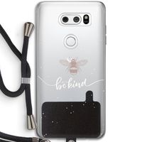 Be(e) kind: LG V30 Transparant Hoesje met koord