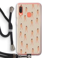 You're so golden: Samsung Galaxy A20e Transparant Hoesje met koord
