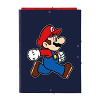 Ringmap Super Mario Trick Rood Donkerblauw A4 26 x 33.5 x 2.5 cm