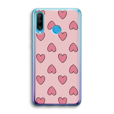 Ondersteboven verliefd: Huawei P30 Lite Transparant Hoesje