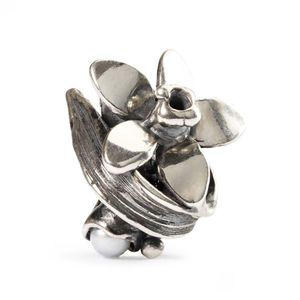 Trollbeads TAGBE-00038 Kraal Decembernarcis zilver