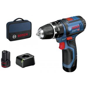 Bosch Blauw GSB 12V-15 | Accuklopboormachine | 12V | 2,0Ah | Li-Ion  - 06019B690H