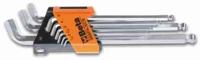 Inbussleutelset Beta Tools 96BPA/SC9 met kogelkop 110° (9-delig)