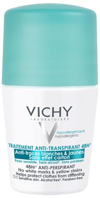 Vichy Deodorant Intense Transpiratie Roller 48u 50ml