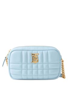 Burberry mini sac à bandoulière Lola à design matelassé - Bleu