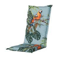 Madison Tuinstoelkussen Hoge Rug Riff Blauw - 123 x 50cm