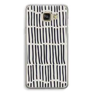Moroccan stripes: Samsung Galaxy A5 (2016) Transparant Hoesje
