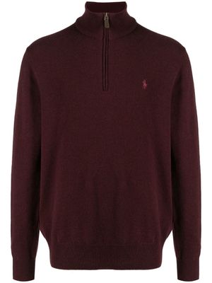 Polo Ralph Lauren pull à logo brodé - Rouge