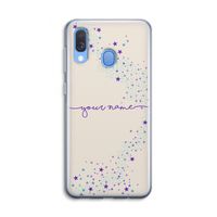 Sterren: Samsung Galaxy A40 Transparant Hoesje