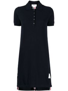 Thom Browne robe-polo à détail de rayures - Bleu