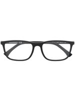 Emporio Armani lunettes de vue à monture rectangulaire - Noir