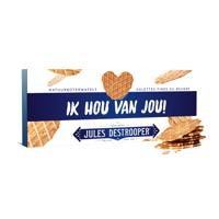Jules Destrooper Natuurboterwafels - "Ik hou van jou!" - 100g
