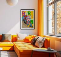 College van Barcelona poster woonkamer