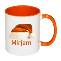 Kerstmok met naam (oranje) Kerstmok met naam (oranje)