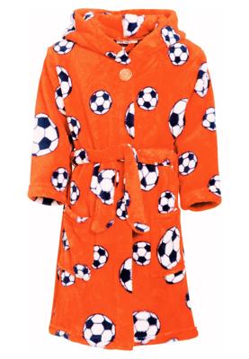 Voetbal badjas kind - oranje-158/164