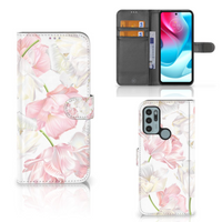 Motorola Moto G60s Hoesje Lovely Flowers - thumbnail