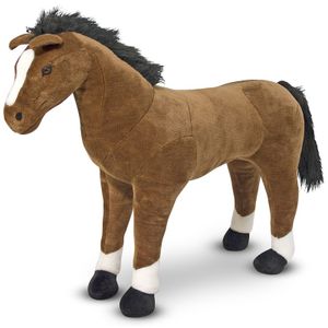 Pluche grote paarden knuffel 99 cm speelgoed