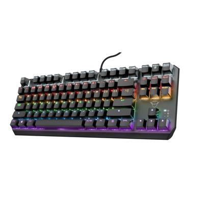 Gaming Keyboard Trust 24407 Zwart Qwerty Spaans