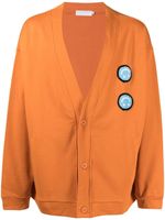 Off Duty cardigan Flak à patch logo - Orange