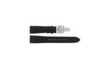 Horlogeband Seiko 4R39-00S0 / SSA373J1 / L0HC011J0 Leder Zwart 22mm