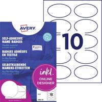 Avery-Zweckform J4882-20 Naamplaatje Kennzeichnungsetiketten (b x h) 85 mm x 50 mm 200 stuk(s)