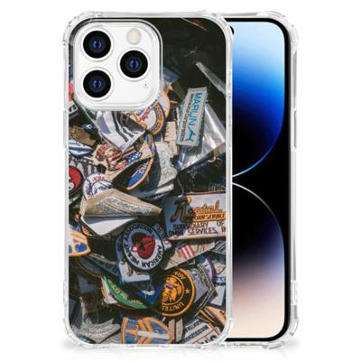 iPhone 14 Pro Anti-shock Hoesje met foto Badges iPhone 14 Pro Anti-shock Hoesje met foto Badges