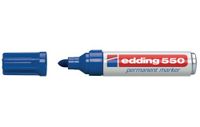Edding edding 550 4-550003 Permanent marker Blauw Watervast: Ja