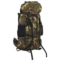 VidaXL Wandelrugzak 80 l camouflage oxford stof groen