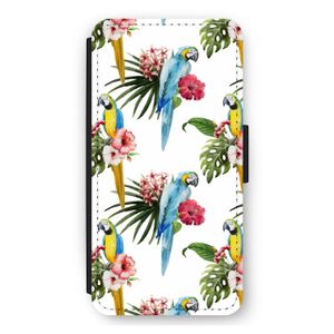 Kleurrijke papegaaien: iPhone 11 Flip Hoesje