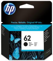 HP inktcartridge 62, 200 pagina&apos;s, OEM C2P04AE, zwart