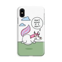 Unicorn: iPhone Xs Volledig Geprint Hoesje