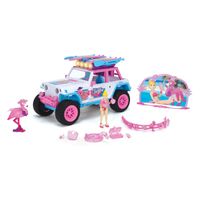 Dickie Flamingo Jeep met Speelfiguur - thumbnail