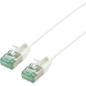 roline recycled material RJ45 (cross) Netwerkkabel Aansluitkabel CAT 6A U/FTP 0.5 m Wit