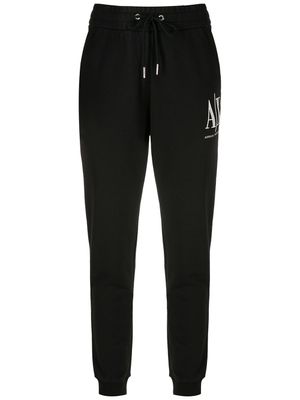 Armani Exchange pantalon de jogging à logo - Noir
