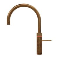 Quooker Fusion Round Messing Patina kraan FNRPTB
