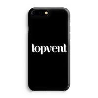 Topvent Zwart: iPhone 8 Plus Volledig Geprint Hoesje