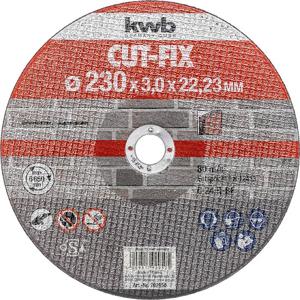 kwb 792950 Doorslijpschijf recht 230 mm 1 stuk(s) Steen