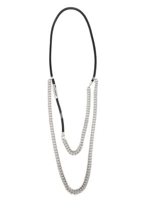 PUBLISHED BY collier en chaîne à design superposé - Argent