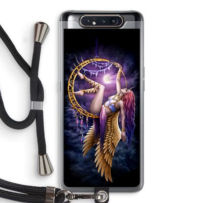 Aerial Angel: Samsung Galaxy A80 Transparant Hoesje met koord
