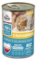 FRENDI Junior with Chicken chunks in delicate sauce - nat kattenvoer - 400g