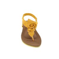 MRCH. Label Rose Dames Sandalen - Okergeel - Maat 37 MRCH. Label Rose Dames Sandalen - Okergeel - Maat 37