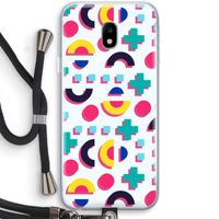 8-bit N°2: Samsung Galaxy J3 (2017) Transparant Hoesje met koord