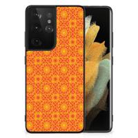 Samsung Galaxy S21 Ultra Back Case Batik Oranje