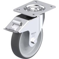 Blickle LE-PATH 160R-FI Zwenkwiel met rem Wieldiameter: 160 mm Draagvermogen (max.): 300 kg 1 stuk(s)