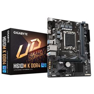 Gigabyte H610M K DDR4 Moederbord Socket Intel 1700 Vormfactor Micro-ATX Moederbord chipset Intel® H610