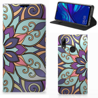 Huawei P Smart (2019) Smart Cover Purple Flower - thumbnail