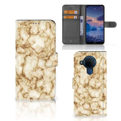Nokia 5.4 | Bookcase | Marmer Goud