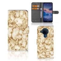 Nokia 5.4 | Bookcase | Marmer Goud